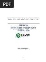 ACTA DE CONSTITUCIÓN DEL PROYECTO Q'UMIR Obs