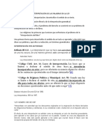 Interpretación Exegética de La Ley y Otros Métodos de Interpretacion