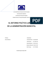 Entorno Político-Jurídico de La Administración Municipal