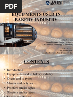 Equipments Used in Bakery Industry