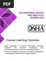 Chapter 3 Occupational Safety and Health at Workplace