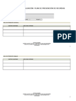 Formato Evaluacion Plan Prevención de Recaídas