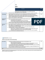 PSY4151 Case Study Analysis - 5 Marking Criteria