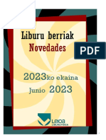 2023ko Ekaineko Berriak - Novedades de Junio Del 2023