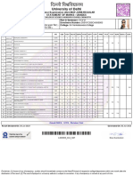 University of Delhi: Semester Examination 2023-MAY-JUNE:REGULAR Statement of Marks / Grades