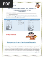 1° Evaluacion Diagnostica Proceso DPC y Civica 2023.