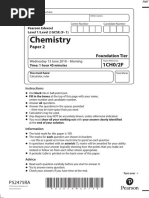 June 2018 QP - Paper 2 (F) Edexcel Chemistry GCSE