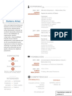 Plantilla Curriculum Vitae 3