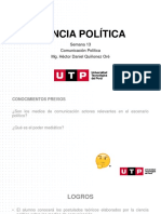 Semana 13. Comunicación Política