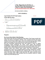 Tata Upacara Misa Hari Minggu Biasa Ke XII 24 & 25 Juni 2023 (Sabtu, Novena Agung MBSM Hari Ke 6)