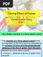 Turning Effect of Forces