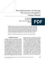 The Medicalization of Nursing The Loss of A Discipline's Unique Identity