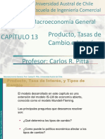 Macroeconomia Blanchard Cap 13 Producto Tasas de Cambio e Interes