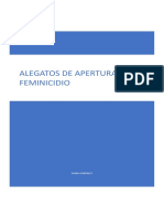 Supuesto de Feminicidio