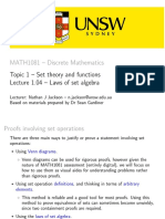 Lecture 1.04 - Laws of Set Algebra