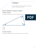 Classificação Dos Triângulos