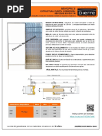 Estructura Puerta Corredera Revoque CM Hoja CM 10306506 Techsheetsup