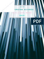 Notes Theory COMPUTER SCIENCE A LEVELS