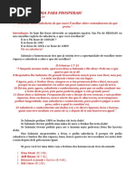 Nov - 20 - Sabedoria para Prosperar!