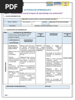 ACTIVIDAD 9 Difundimos Nuestra Crónica A Nuestra Comunidad Educativa