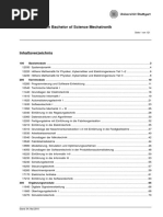 Modulhandbuch BSC Mechatronik UniStuttgart