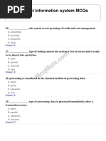 Management Information System Set 2