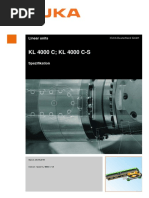 KL 4000 C KL 4000 C-S: Linear Units