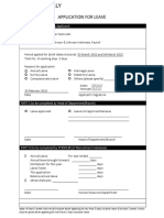 Annual Leave Form PERSOLKELLY