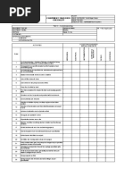 Pump Checklist Commissioning