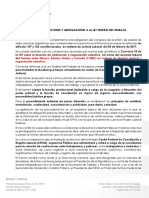 Reformas, Adiciones y Abrogaciones A La Ley Federal Del Trabajo