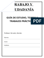 TRABAJO Y CIUDADANIA Material de Trabajo 2022