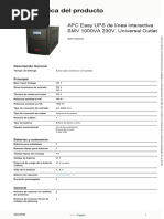 Easy UPS - SMV1000I MS