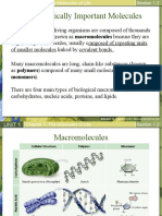 1.2 Biologically Important Molecules