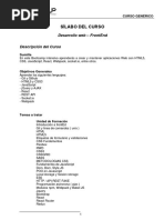 Sílabo Desarrollo Web Full Stack