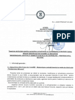 Tema de Proiectare Modernizare Centrala Termica