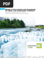 Range of Flocculants and Caogulants For Water and Wastewater Treatment