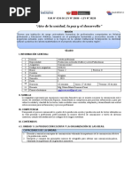 Socialización de Sílabo de Comunicación I para La Especialidad de Producción en Diseño Gráfico y Artes Publicitarias.