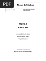 Previo 3 Fundición en Arena Verde