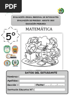 5 Matematica - Primaria