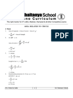 Areas Related To Circle