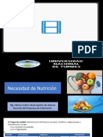 Necesidad de Nutrición