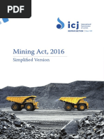 The Mining Act 2016 - Simplified Version 1102020 003 - 220603 - 112712