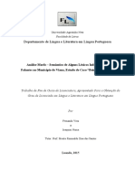 Capa e Folha de Rosto Faculdade de Letras