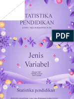 Statistika Pendidikan Jenis Variabel