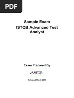 ATA Sample Exam ASTQB