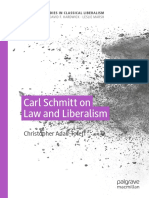 Carl Schmitt On Law and Liberalism: Christopher Adair-Toteff