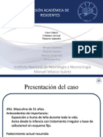 Neurocirugía - Plasmocitoma Trotter - DR Ricardo Cázares Mejía