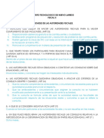 Cuestionario de Facultades de La Autoridades Fiscales