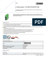 Conversor Com Conector de Fibra Óptica - PSI-MOS-RS422/FO 850 E - 2708355