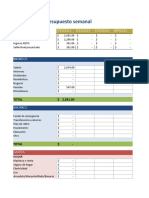 Weekly Budget Planner ES